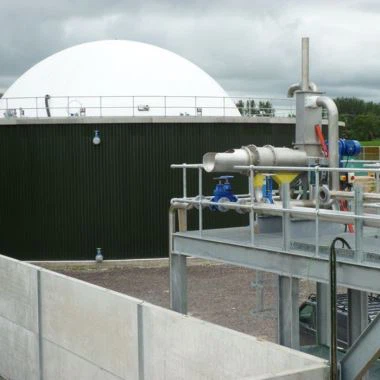 Tank Rim-mounted Double Membrane Biogas Holder