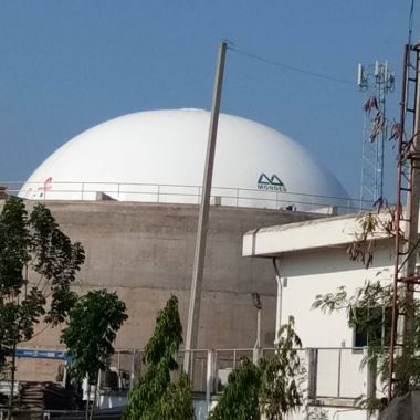 Roof Top Dual Membrane Gas Balloon